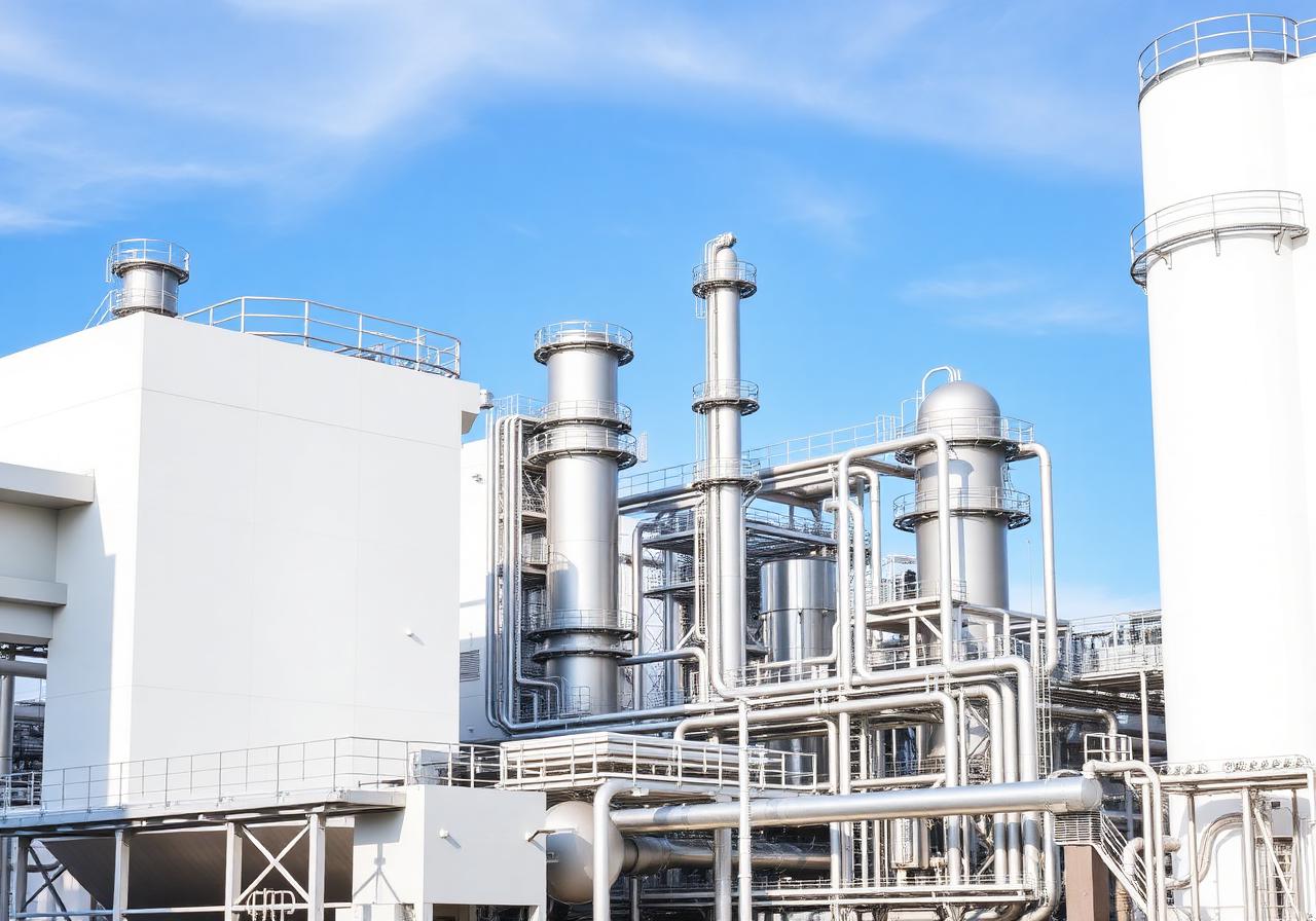 Chemical plant with on-site ammonia production