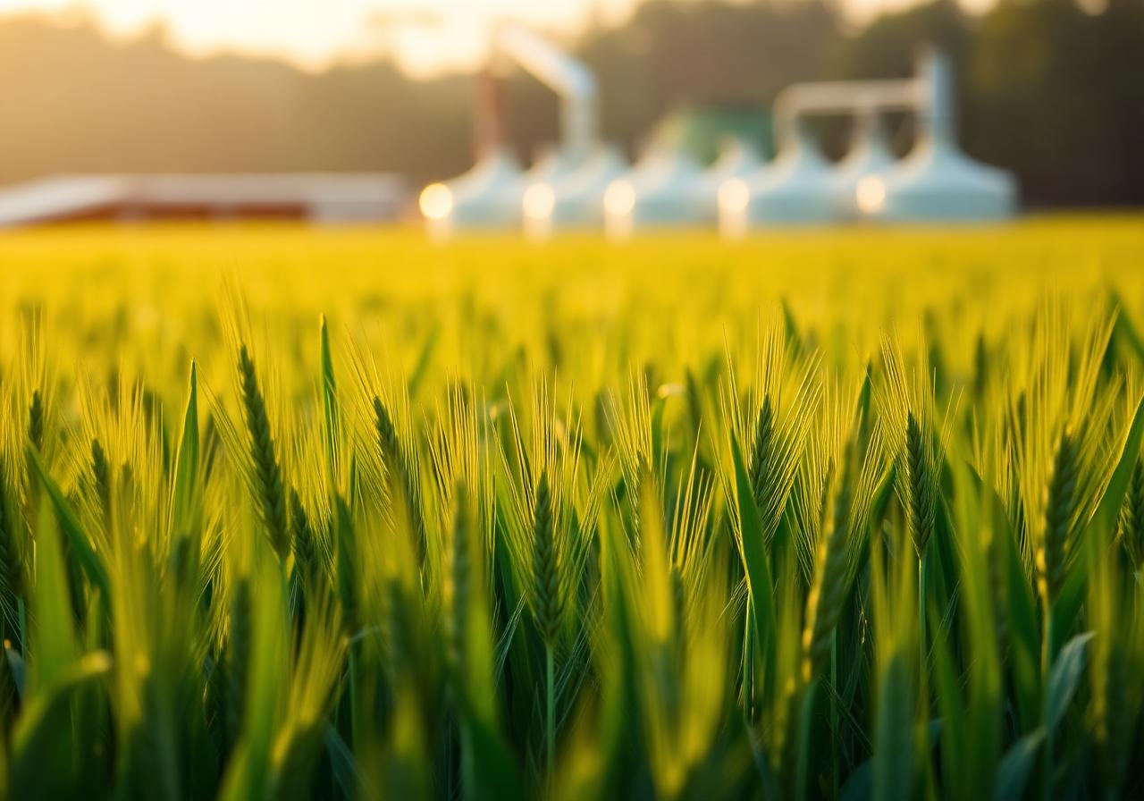 Decentralised green ammonia plant serving farm fertiliser production